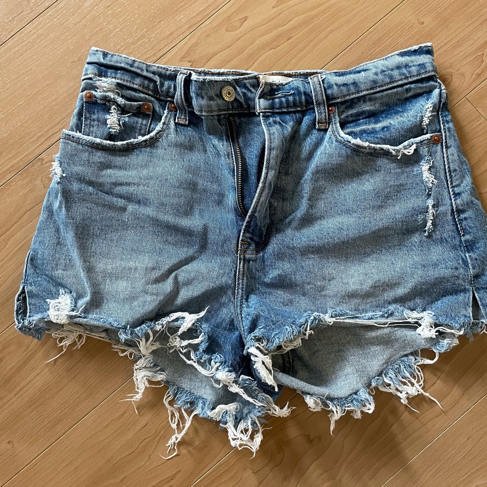 Abercrombie Curve Love High Rise Mom Shorts 28/6